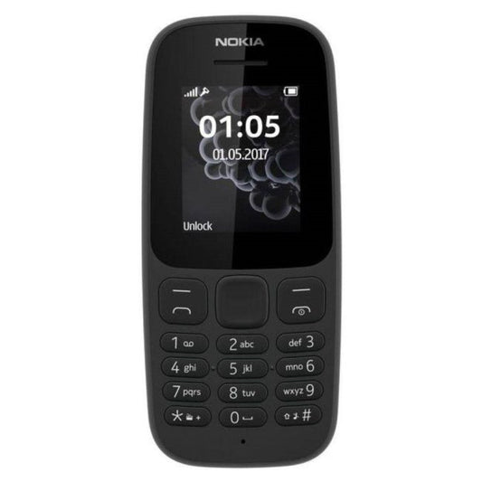 Nokia 105 (Africa Edition) Dual SIM 1.77" Display 4MB RAM 4MB ROM 800mAh Battery FM Wireless Radio