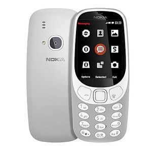 Nokia 3310, 2.4 Inches 2MP Dual SIM Card - Grey