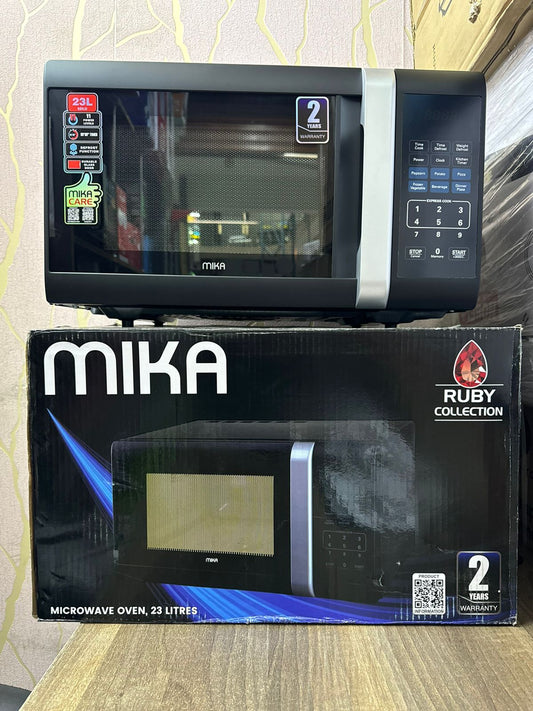 *MIKA *Microwave Oven, *23L*, Digital, Solo, Black ( MMWDSPR2312B )