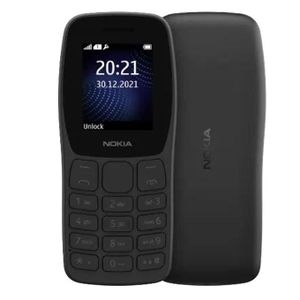 Nokia 106 Dual Sim Africa Edition 4MB RAM + 4MB Memory Phones FM Radio Games New Design Phone Black 4MB