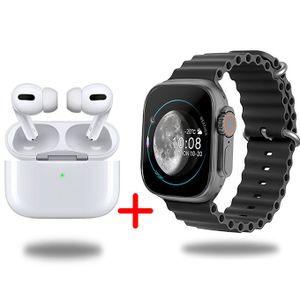 Bluetooth Headset + Smart Watch Sport Healthy Affordable Set